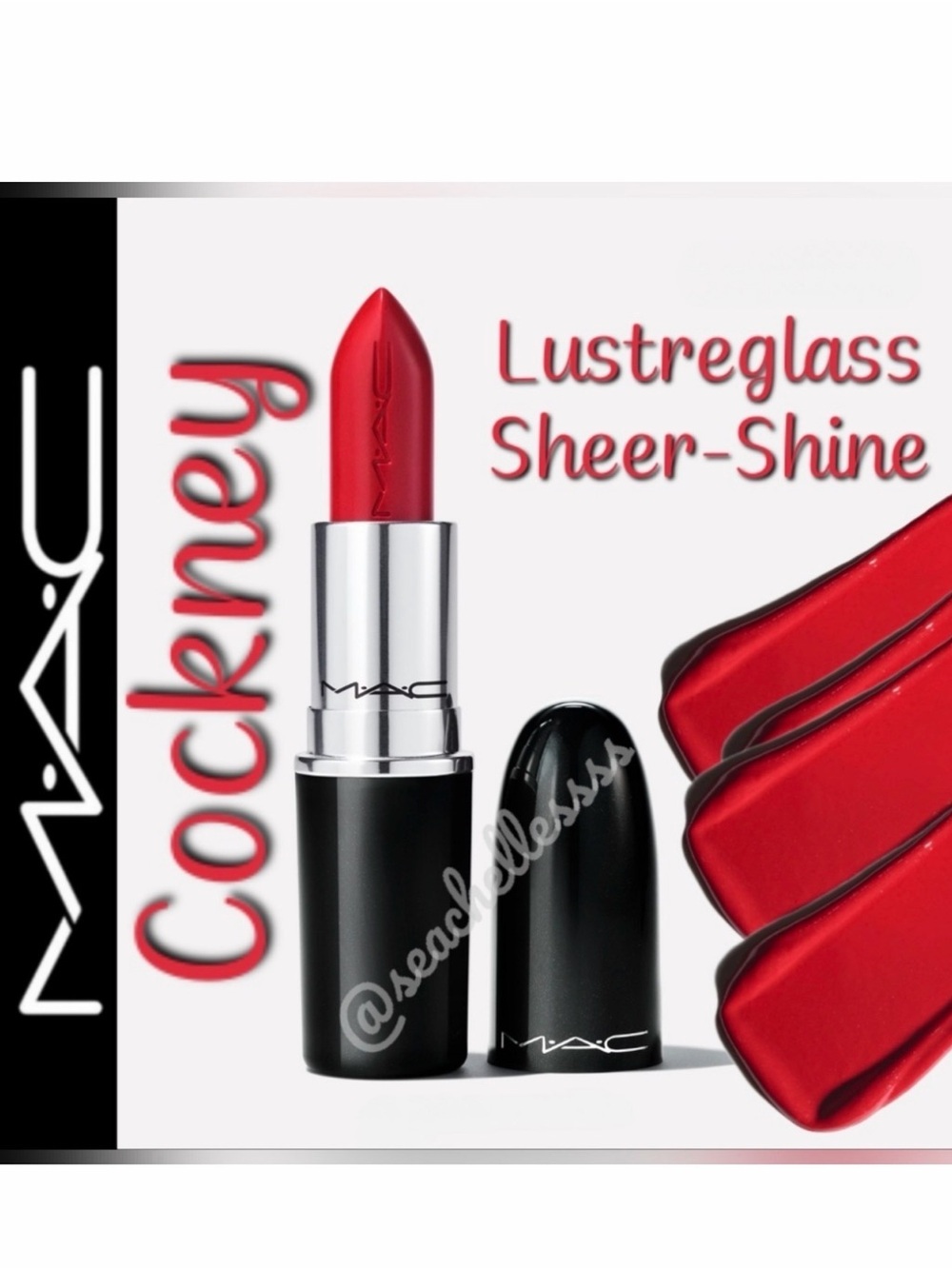 Cockney Lustreglass Sheer-Shine Mac Cosmetics Brand New in Box Authentic
